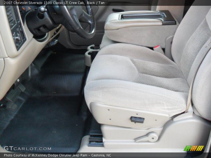 Black / Tan 2007 Chevrolet Silverado 1500 Classic LT Crew Cab