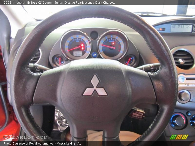 Sunset Orange Pearlescent / Dark Charcoal 2008 Mitsubishi Eclipse GS Coupe