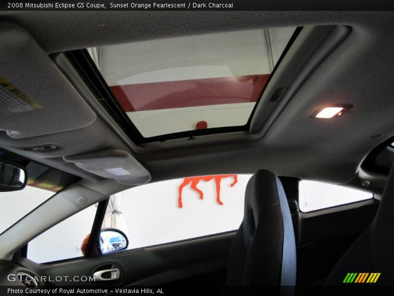 Sunset Orange Pearlescent / Dark Charcoal 2008 Mitsubishi Eclipse GS Coupe