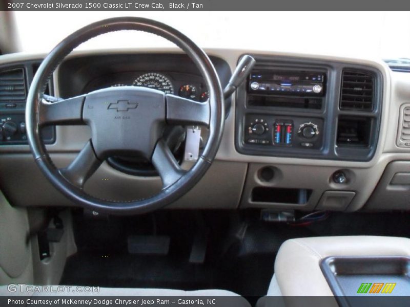Black / Tan 2007 Chevrolet Silverado 1500 Classic LT Crew Cab
