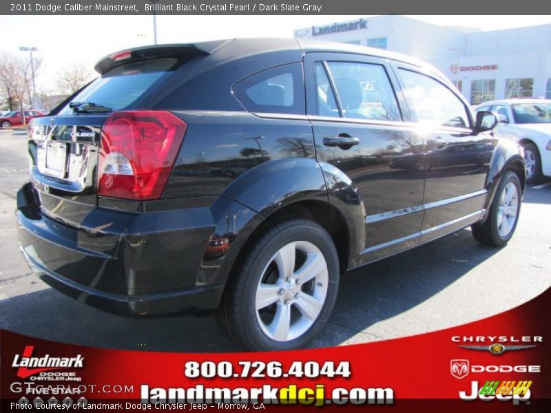 Brilliant Black Crystal Pearl / Dark Slate Gray 2011 Dodge Caliber Mainstreet