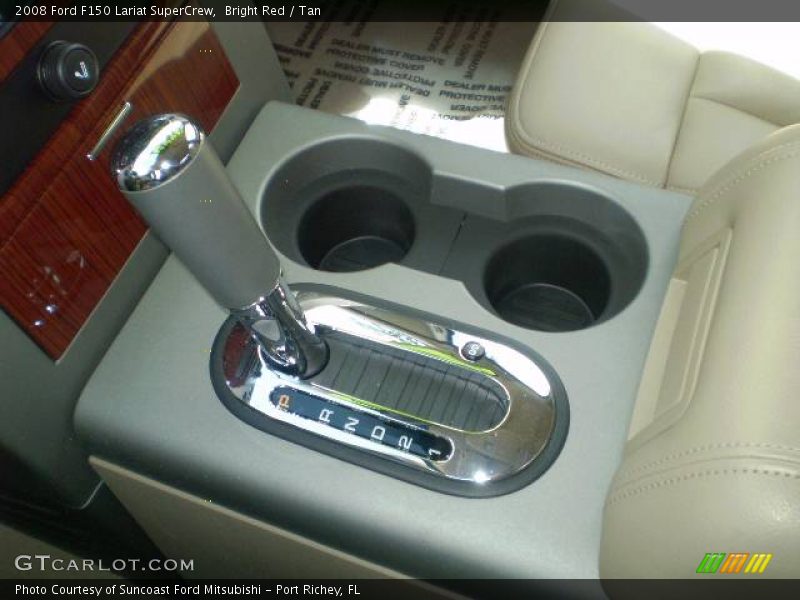 Bright Red / Tan 2008 Ford F150 Lariat SuperCrew