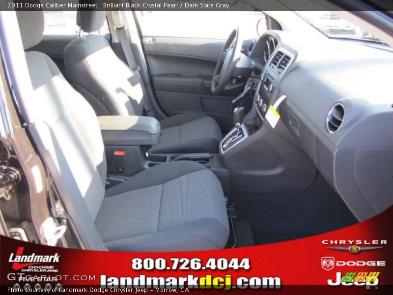 Brilliant Black Crystal Pearl / Dark Slate Gray 2011 Dodge Caliber Mainstreet
