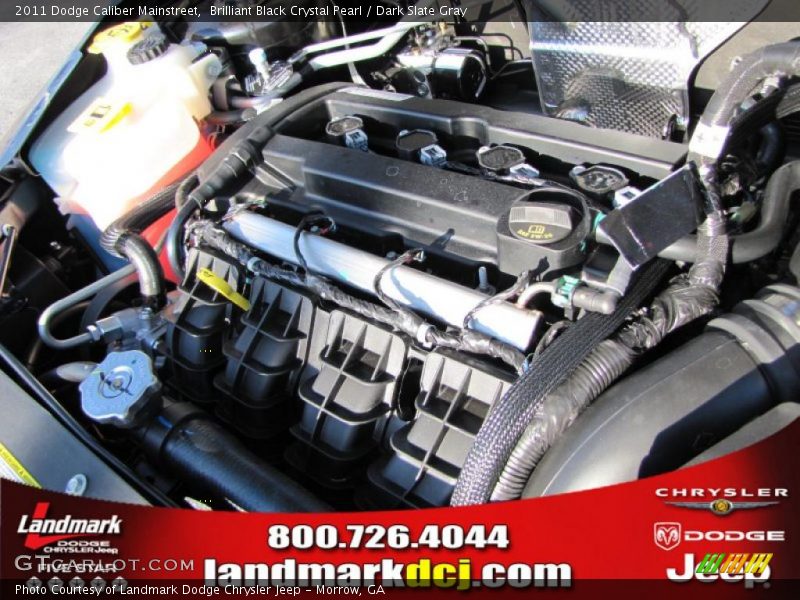Brilliant Black Crystal Pearl / Dark Slate Gray 2011 Dodge Caliber Mainstreet
