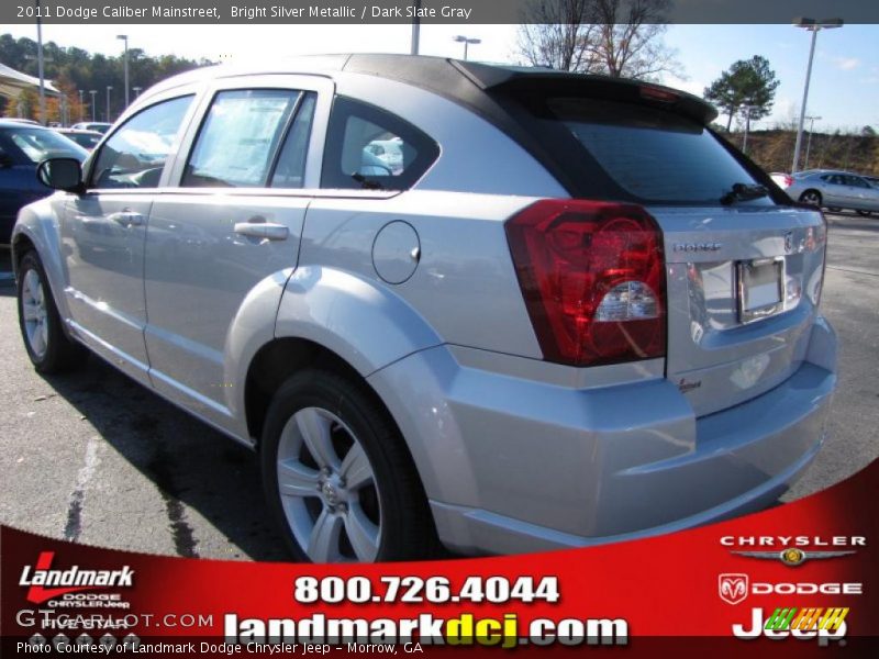 Bright Silver Metallic / Dark Slate Gray 2011 Dodge Caliber Mainstreet