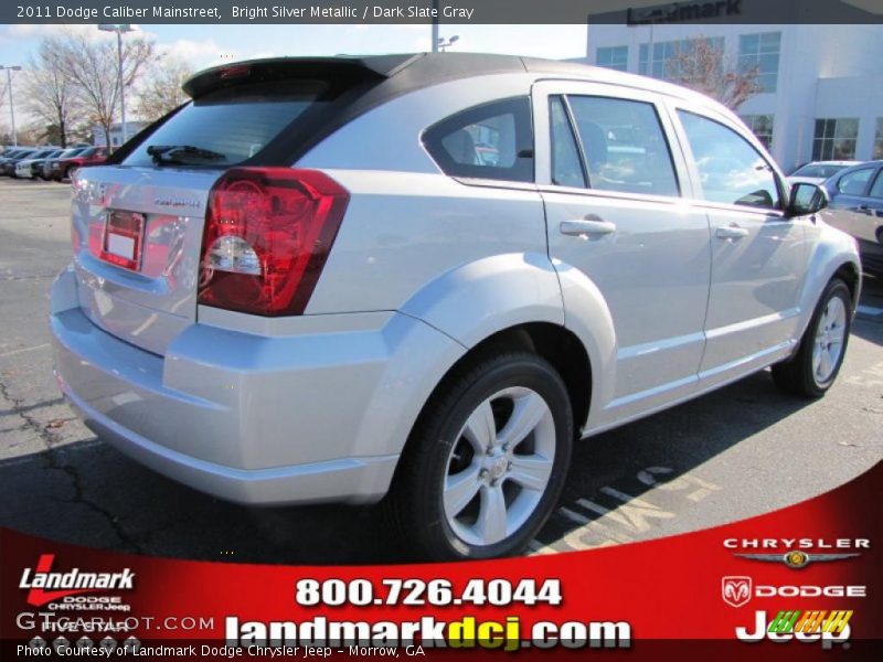 Bright Silver Metallic / Dark Slate Gray 2011 Dodge Caliber Mainstreet