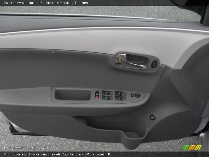 Silver Ice Metallic / Titanium 2011 Chevrolet Malibu LS