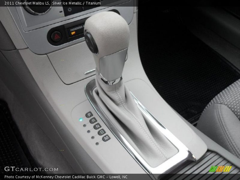 Silver Ice Metallic / Titanium 2011 Chevrolet Malibu LS