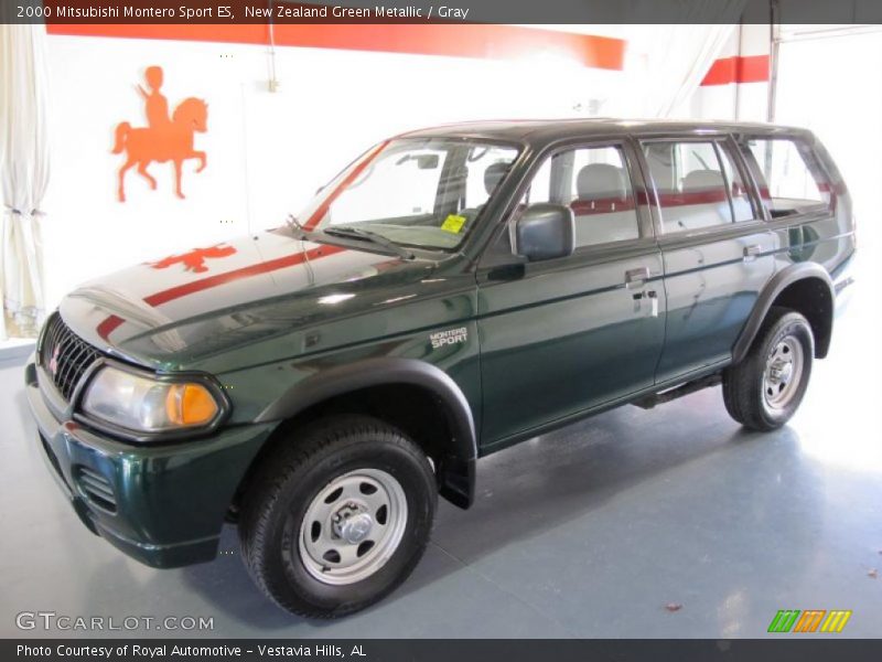 New Zealand Green Metallic / Gray 2000 Mitsubishi Montero Sport ES