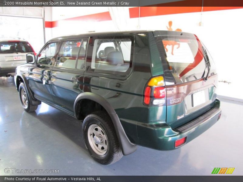 New Zealand Green Metallic / Gray 2000 Mitsubishi Montero Sport ES