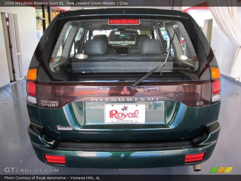 New Zealand Green Metallic / Gray 2000 Mitsubishi Montero Sport ES