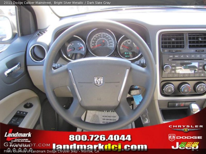 Bright Silver Metallic / Dark Slate Gray 2011 Dodge Caliber Mainstreet