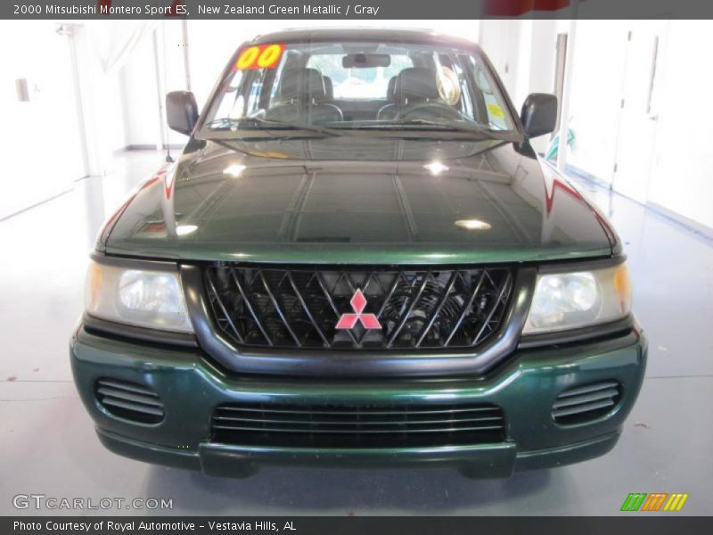 New Zealand Green Metallic / Gray 2000 Mitsubishi Montero Sport ES