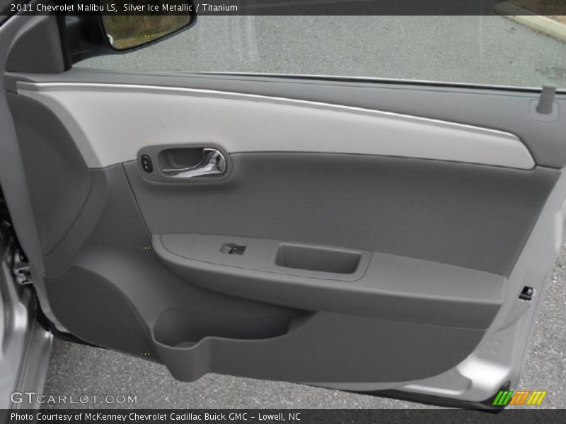 Silver Ice Metallic / Titanium 2011 Chevrolet Malibu LS