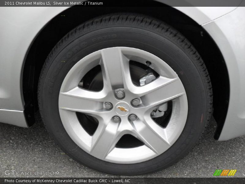 Silver Ice Metallic / Titanium 2011 Chevrolet Malibu LS