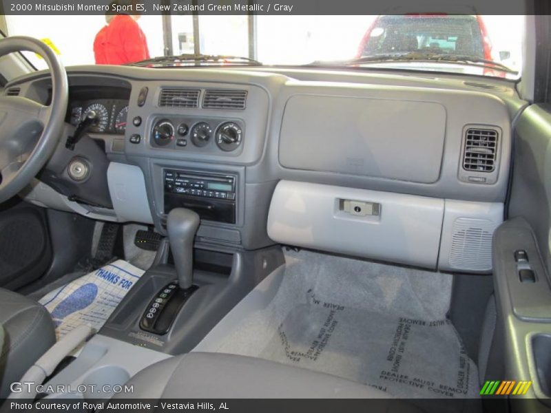 Dashboard of 2000 Montero Sport ES