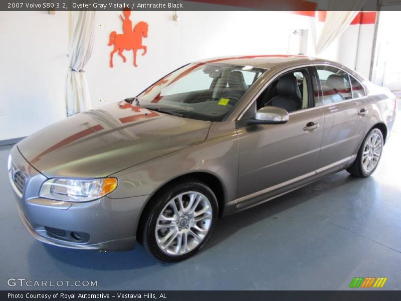 Oyster Gray Metallic / Anthracite Black 2007 Volvo S80 3.2