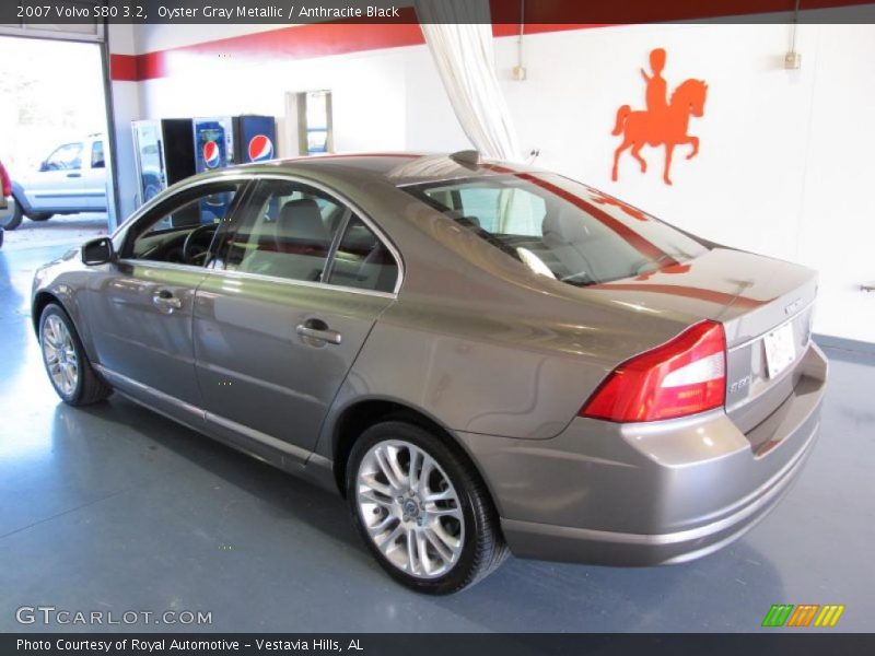 Oyster Gray Metallic / Anthracite Black 2007 Volvo S80 3.2