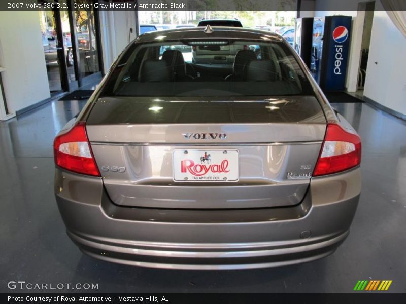 Oyster Gray Metallic / Anthracite Black 2007 Volvo S80 3.2