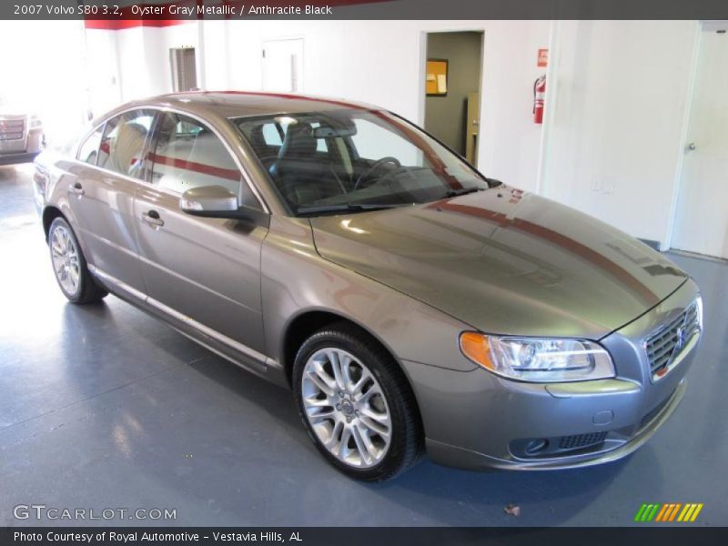 Oyster Gray Metallic / Anthracite Black 2007 Volvo S80 3.2