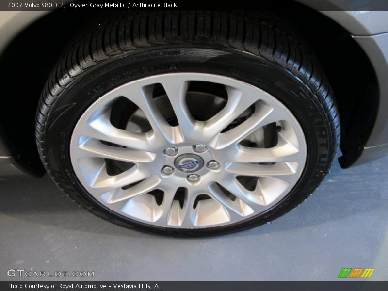 Oyster Gray Metallic / Anthracite Black 2007 Volvo S80 3.2