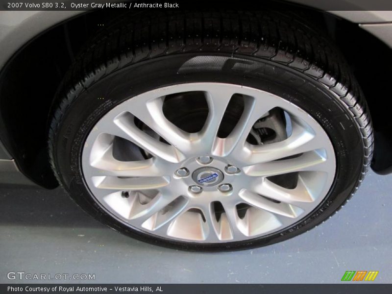 Oyster Gray Metallic / Anthracite Black 2007 Volvo S80 3.2