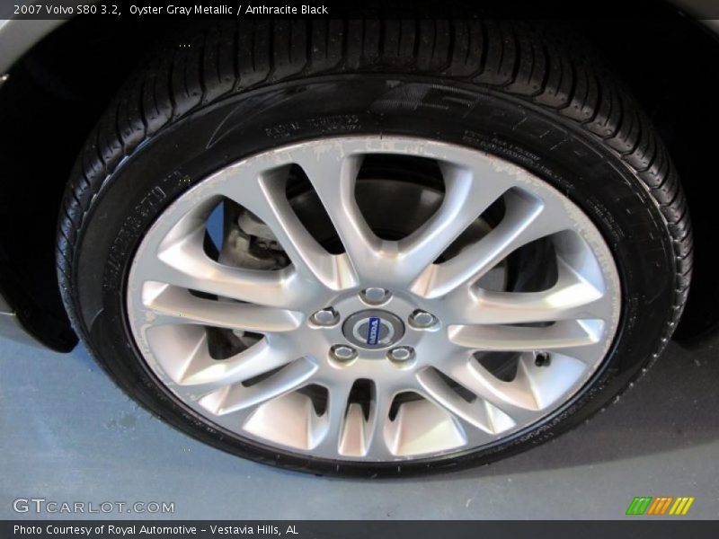 Oyster Gray Metallic / Anthracite Black 2007 Volvo S80 3.2