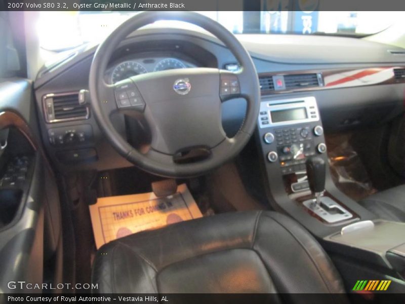 Oyster Gray Metallic / Anthracite Black 2007 Volvo S80 3.2
