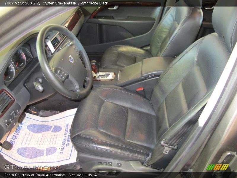 Oyster Gray Metallic / Anthracite Black 2007 Volvo S80 3.2