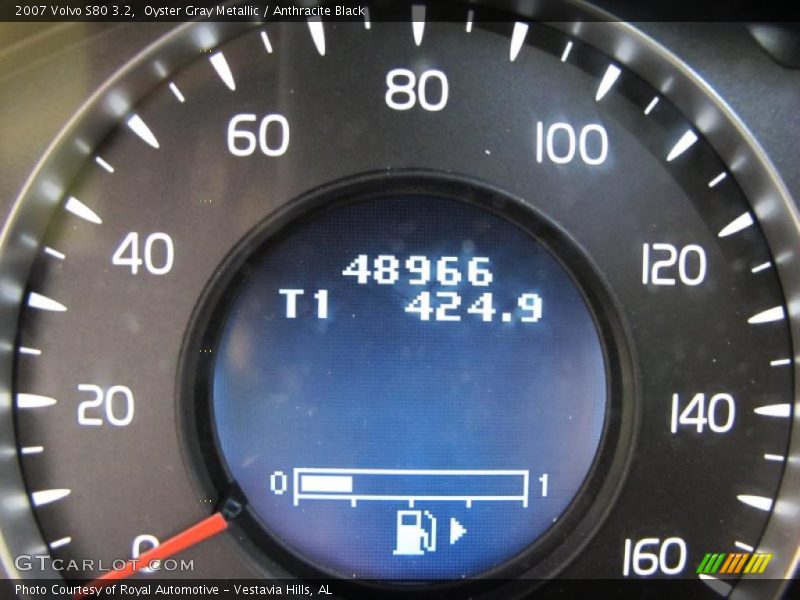 Oyster Gray Metallic / Anthracite Black 2007 Volvo S80 3.2