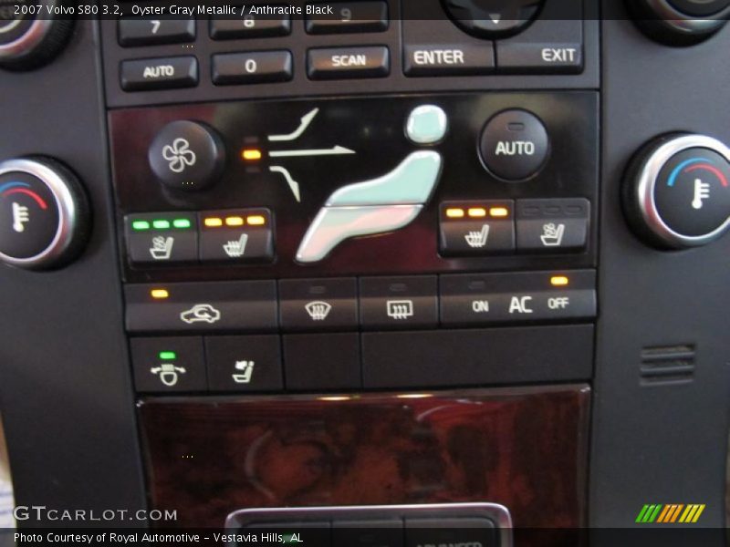 Oyster Gray Metallic / Anthracite Black 2007 Volvo S80 3.2