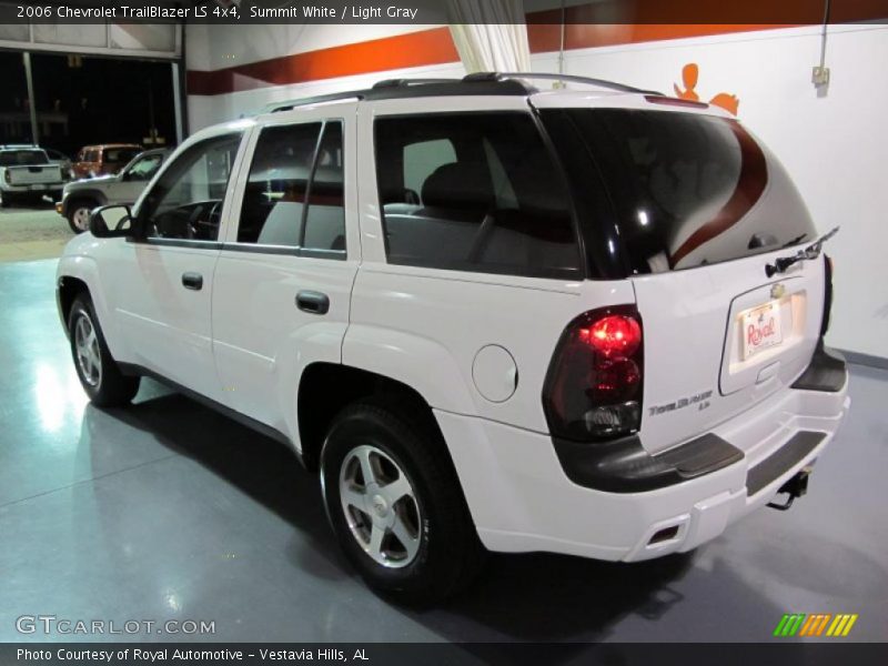 Summit White / Light Gray 2006 Chevrolet TrailBlazer LS 4x4