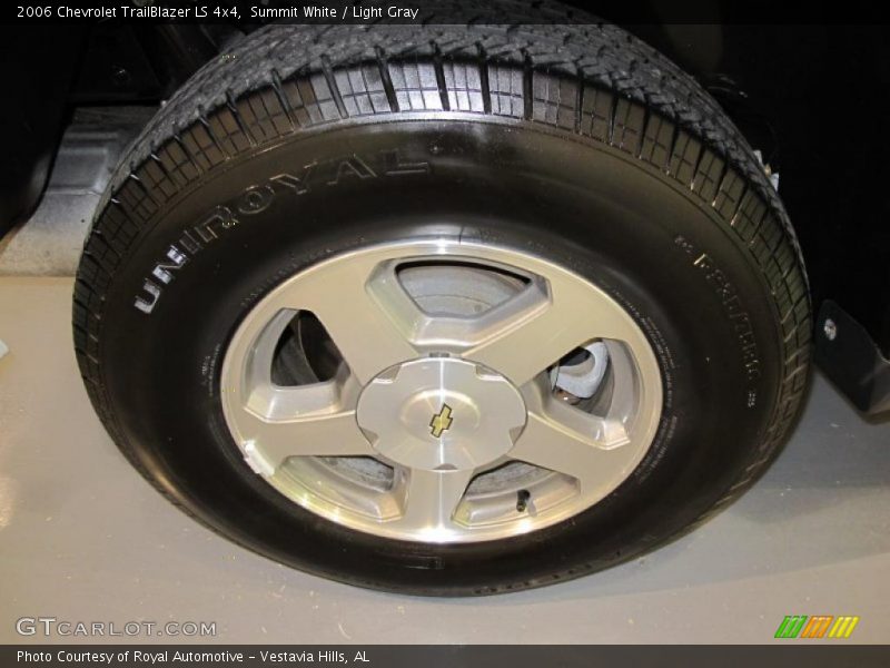 Summit White / Light Gray 2006 Chevrolet TrailBlazer LS 4x4