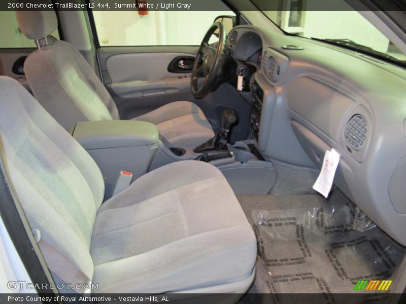 Summit White / Light Gray 2006 Chevrolet TrailBlazer LS 4x4