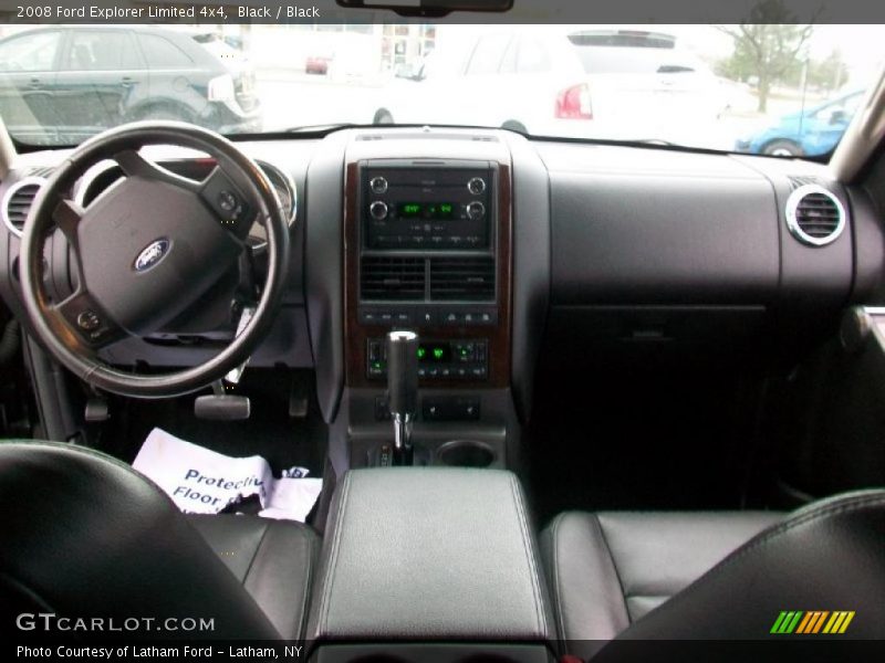 Black Interior - 2008 Explorer Limited 4x4 
