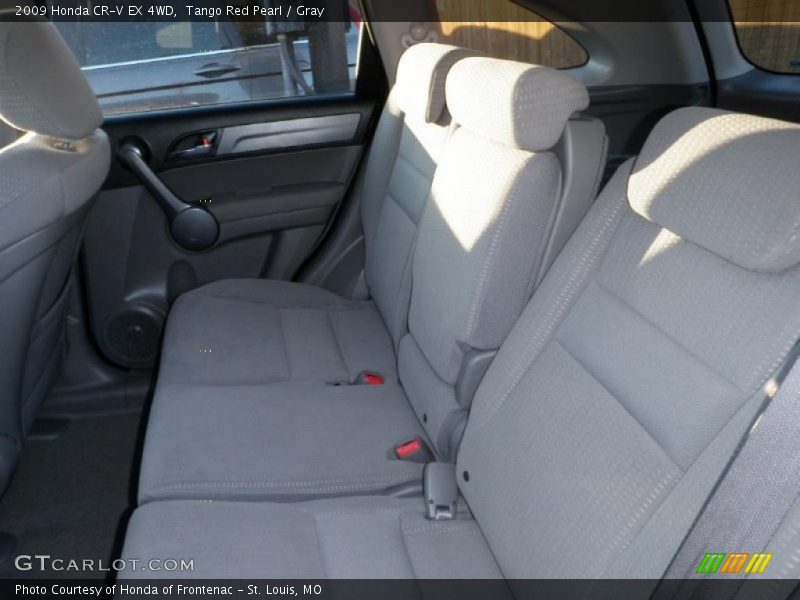 Tango Red Pearl / Gray 2009 Honda CR-V EX 4WD