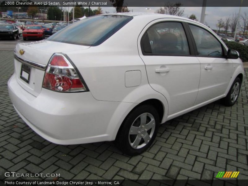 Summit White / Charcoal 2008 Chevrolet Aveo LS Sedan