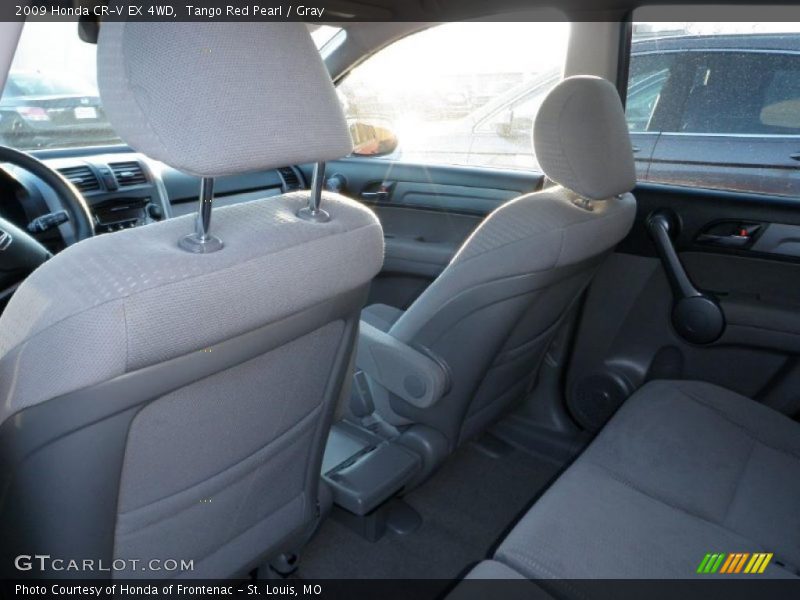 Tango Red Pearl / Gray 2009 Honda CR-V EX 4WD
