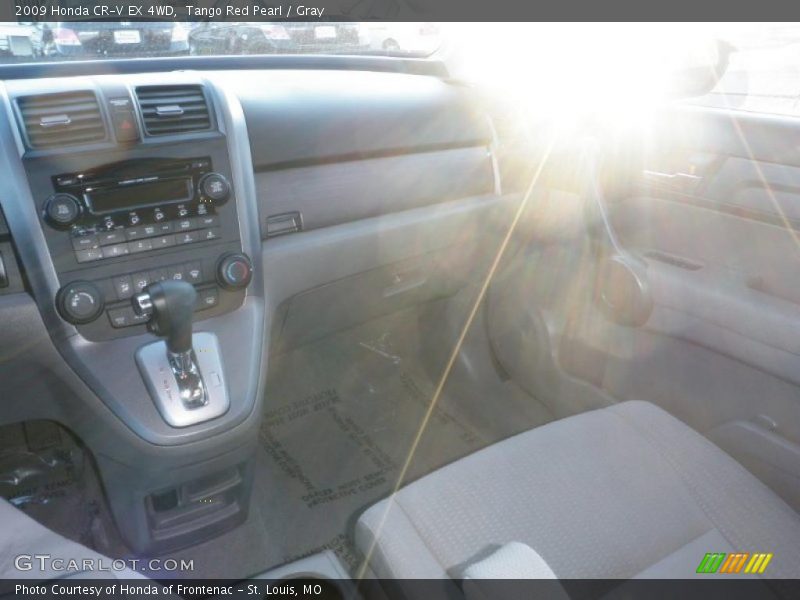 Tango Red Pearl / Gray 2009 Honda CR-V EX 4WD
