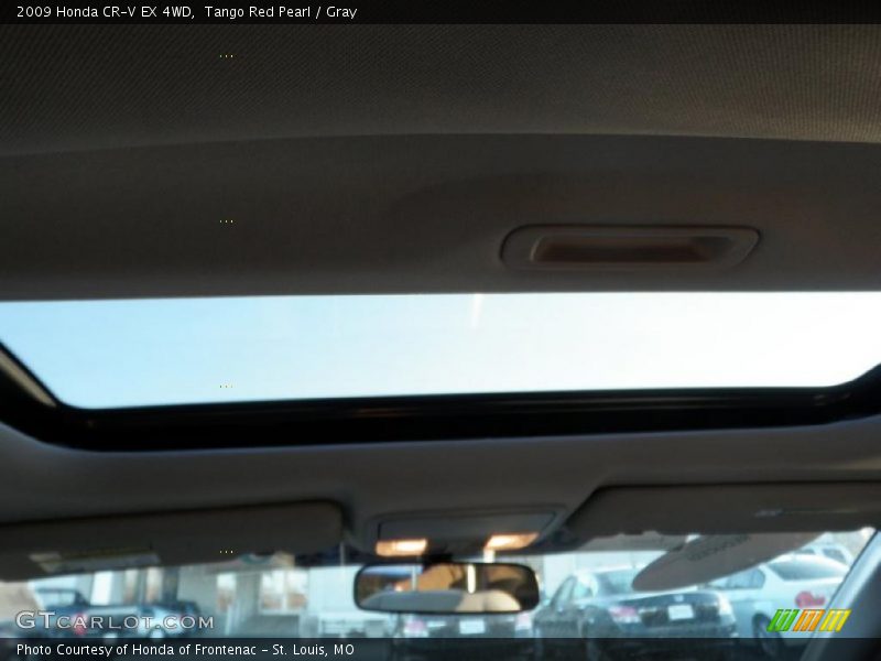 Tango Red Pearl / Gray 2009 Honda CR-V EX 4WD