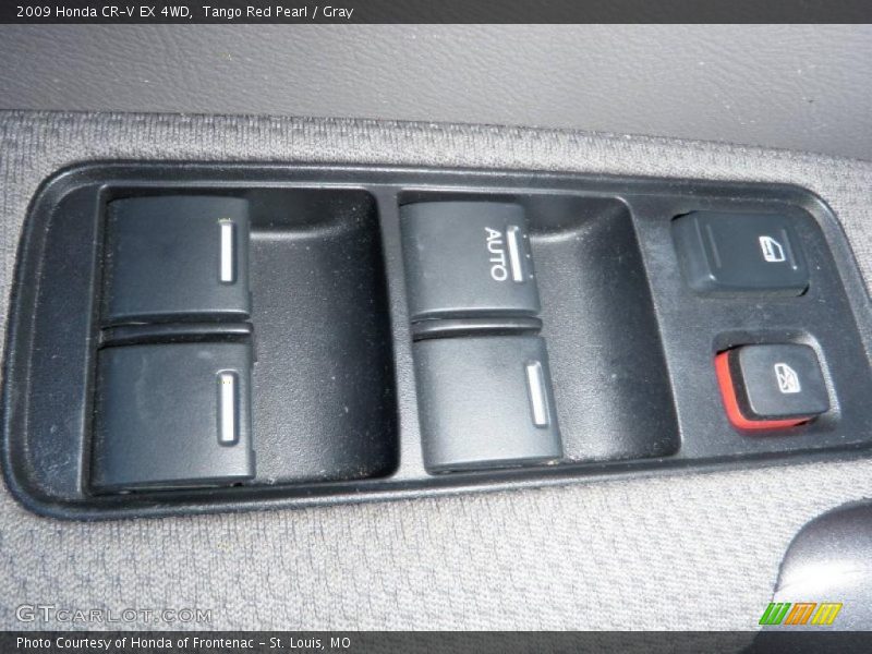 Tango Red Pearl / Gray 2009 Honda CR-V EX 4WD
