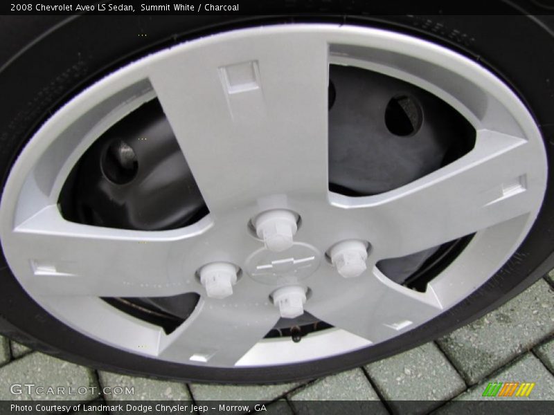Summit White / Charcoal 2008 Chevrolet Aveo LS Sedan