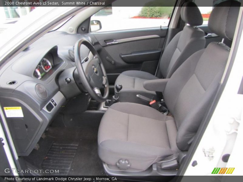 Summit White / Charcoal 2008 Chevrolet Aveo LS Sedan