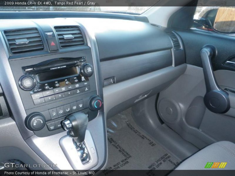 Tango Red Pearl / Gray 2009 Honda CR-V EX 4WD