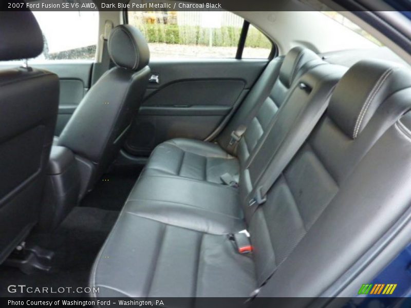 Dark Blue Pearl Metallic / Charcoal Black 2007 Ford Fusion SE V6 AWD