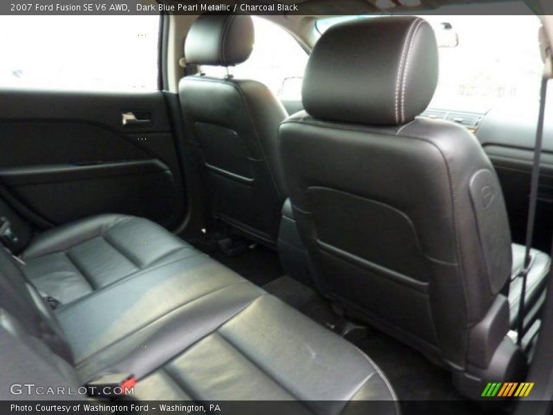 Dark Blue Pearl Metallic / Charcoal Black 2007 Ford Fusion SE V6 AWD