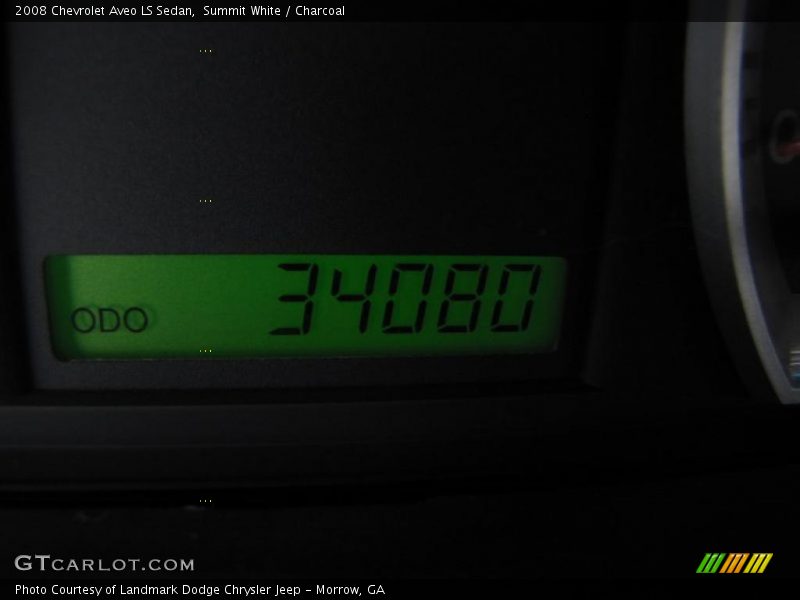 Summit White / Charcoal 2008 Chevrolet Aveo LS Sedan