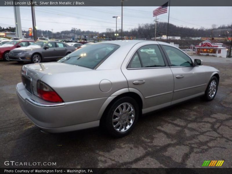 Silver Birch Metallic / Black 2003 Lincoln LS V8