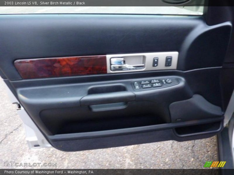 Silver Birch Metallic / Black 2003 Lincoln LS V8