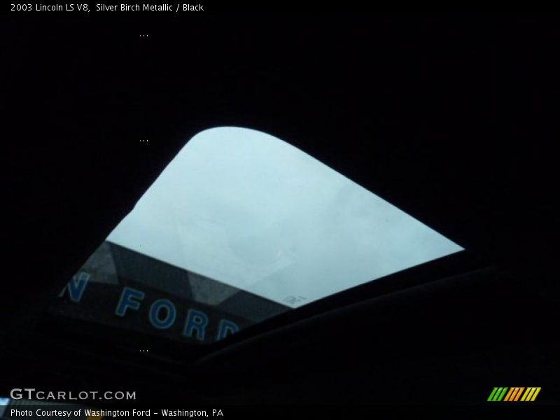 Silver Birch Metallic / Black 2003 Lincoln LS V8